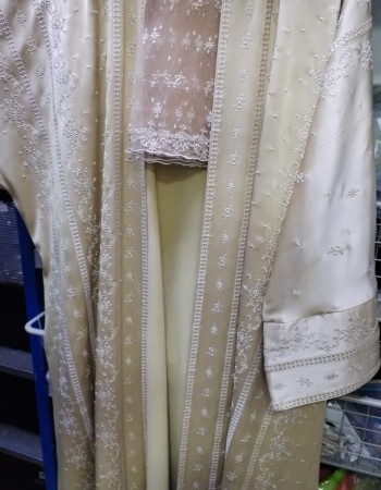 مشلح دبل ستان دهبي مطرز