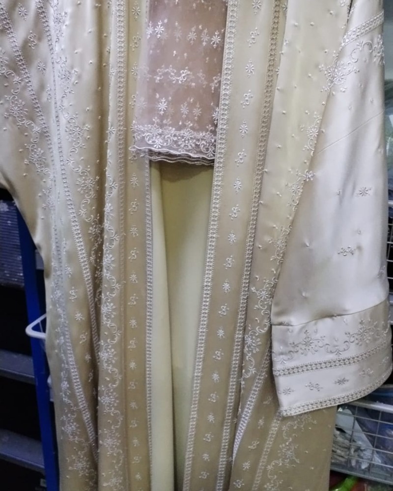 مشلح دبل ستان دهبي مطرز