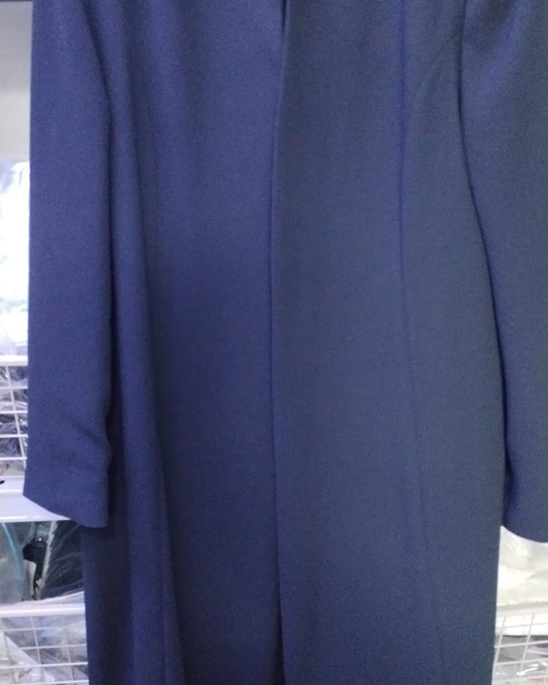 جاكيت كريب كحلي ساده