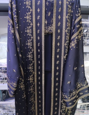 مشلح دبل ستان اسود مظرز ذهبي