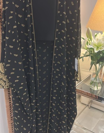 مشلح حرير تطريز ذهبي