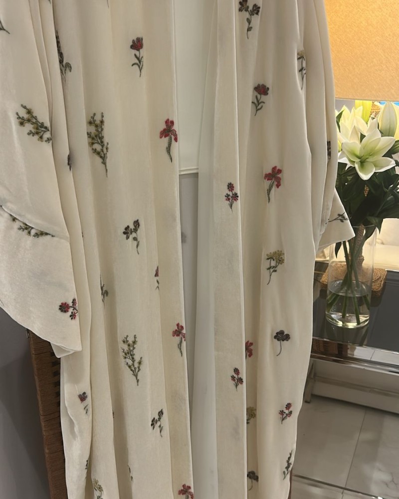 مشلح مخمل سكري تطريز كروز