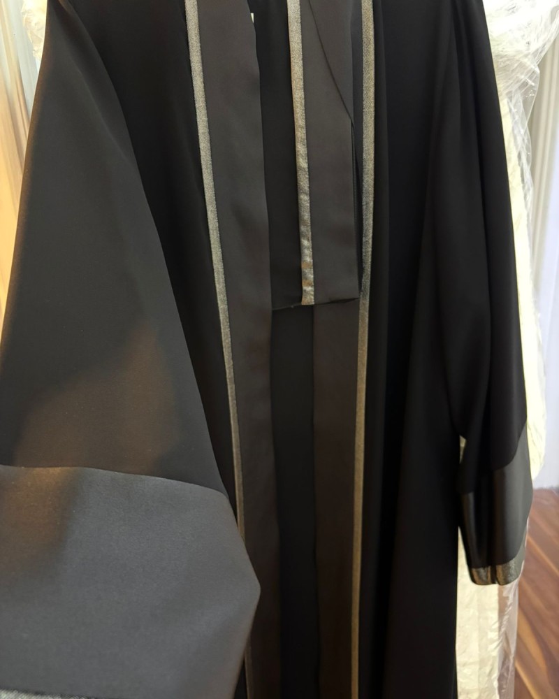 عبايه اسود لاميه برونز