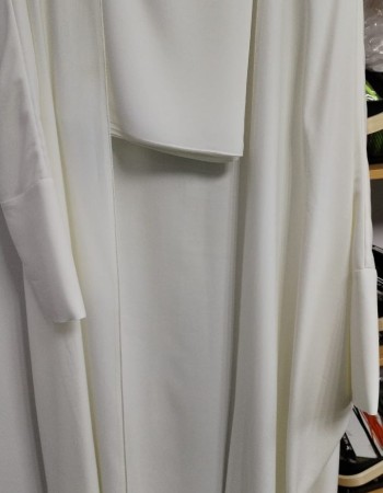 مشلح حرير مغسول اوف وايت