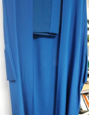 مشلح حرير دوشين ازرق