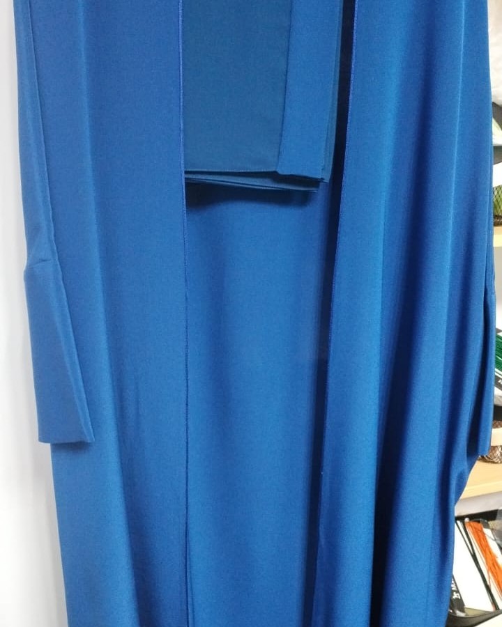 مشلح حرير دوشين ازرق