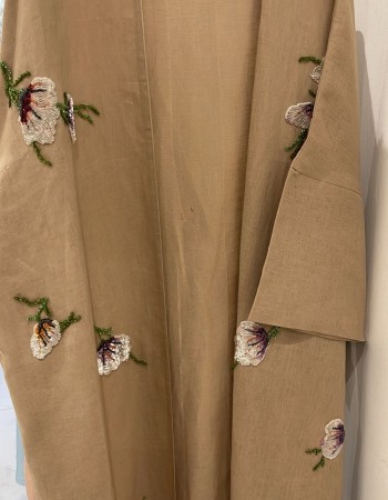 مشلح لنن بيج مطرز شك