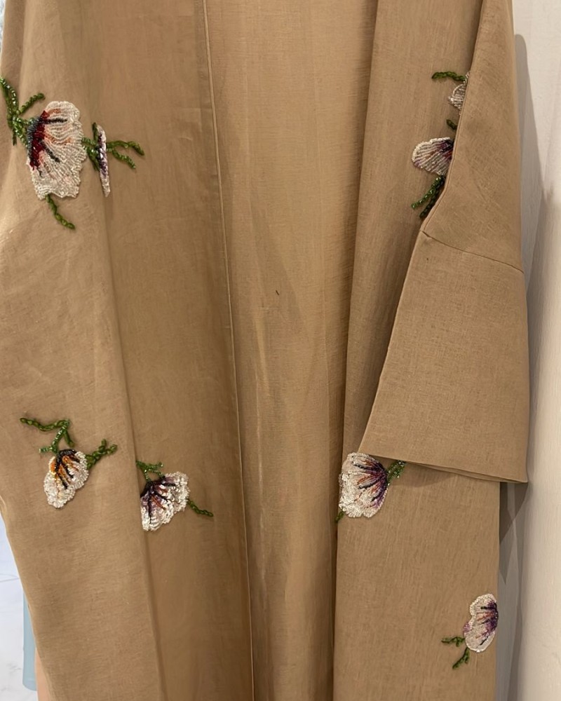 مشلح لنن بيج مطرز شك