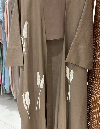 مشلح لنن اسمنتي لافندر ابيض