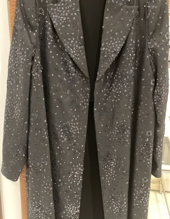 جاكيت لنن ترتر اسود