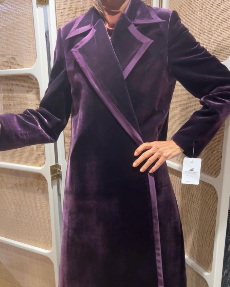 جاكيت مخمل موف ساده