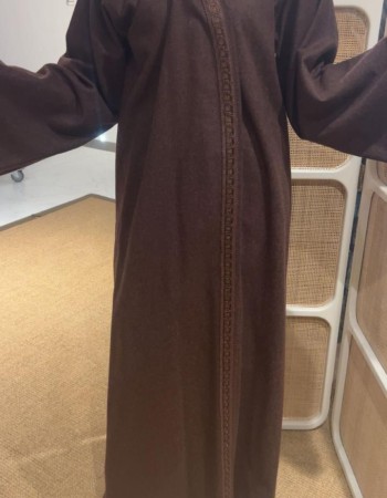 عبايه صوف عودي مع كلفه مغربي