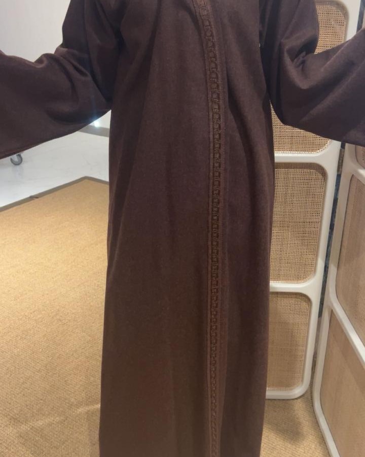 عبايه صوف عودي مع كلفه مغربي