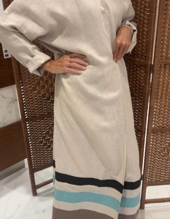 مشلح لنن بيج ثلاثة خطوط من تحت