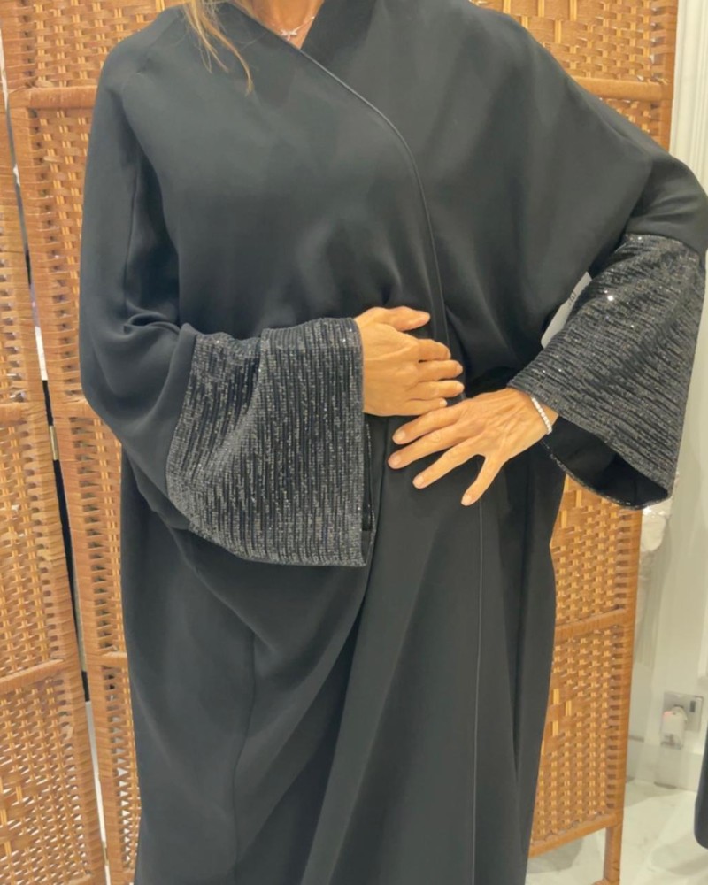 مشلح حرير كم ترتر