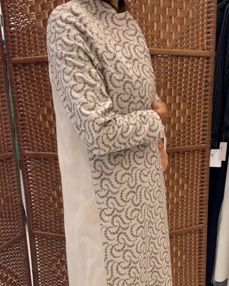 جاكيت لنن بيج كشميري