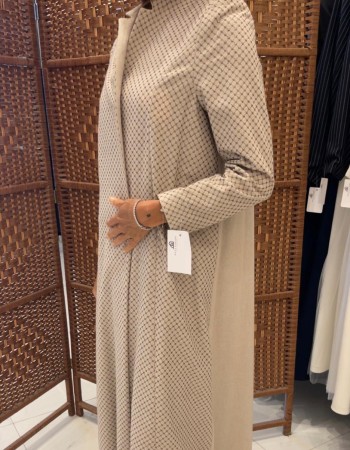 جاكيت لنن بيج منقط الوان