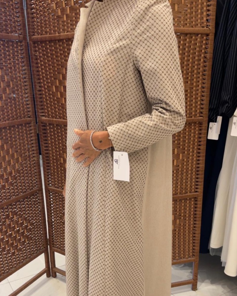 جاكيت لنن بيج منقط الوان